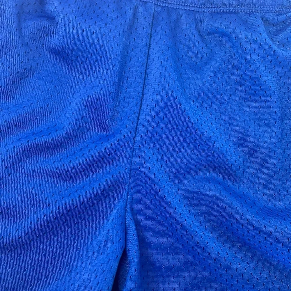 Justice athletic blue with white stripe shorts youth size 12